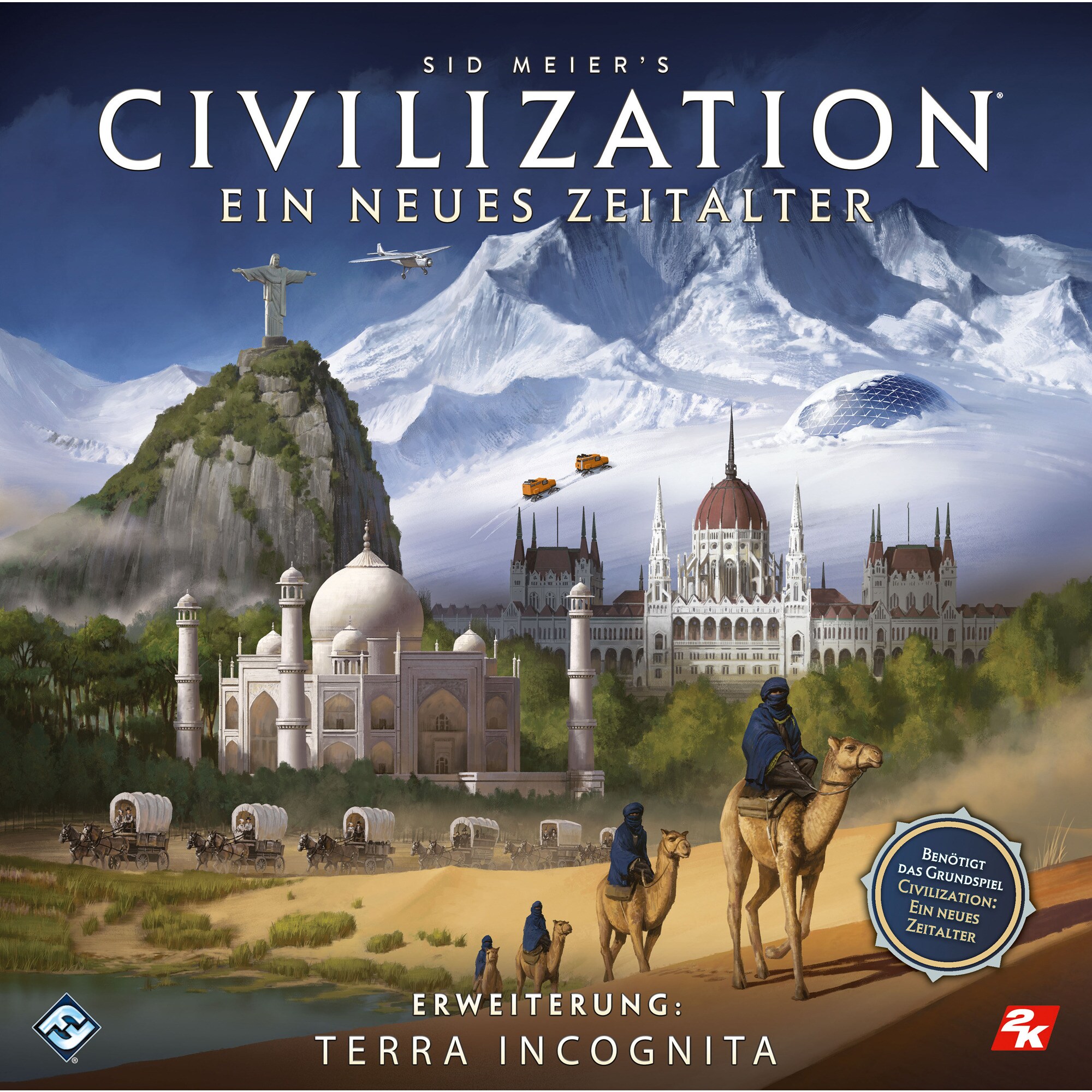 Asmodee Brettspiel Civilization: Ein neues Zeitalter - Terra Incognita