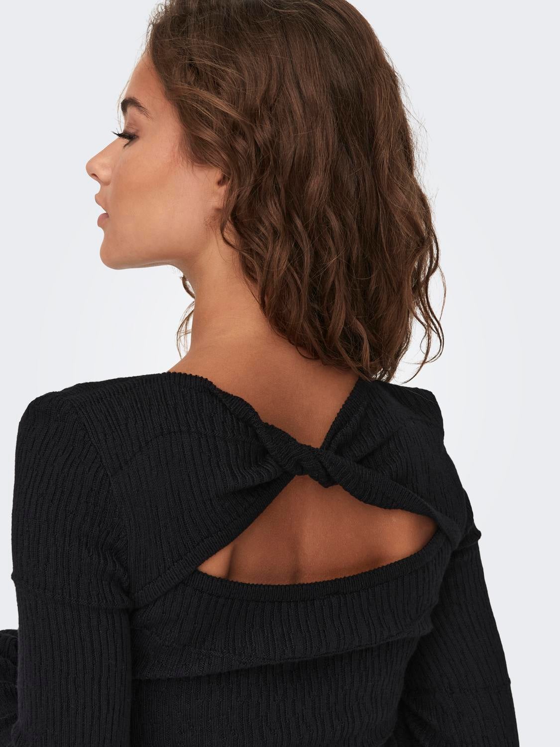 ONLAMOUR Strickpullover Black