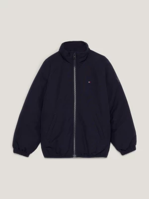 Jaqueta Hilfiger Monotype com gola alta acolchoada