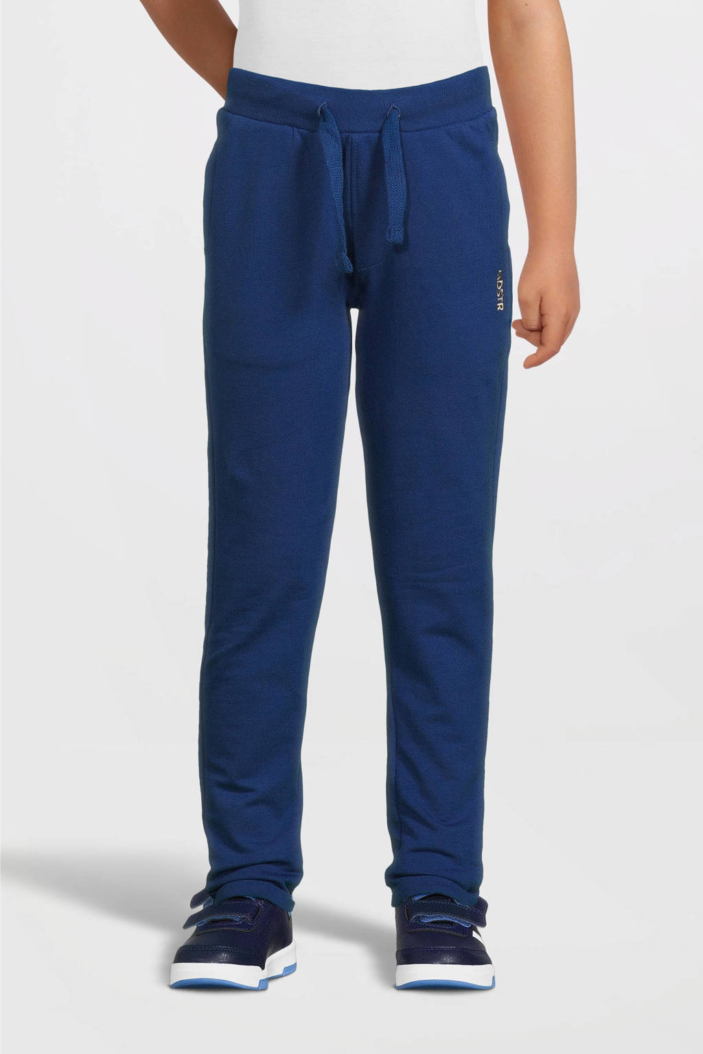 Moodstreet regular fit broek Bono blauw