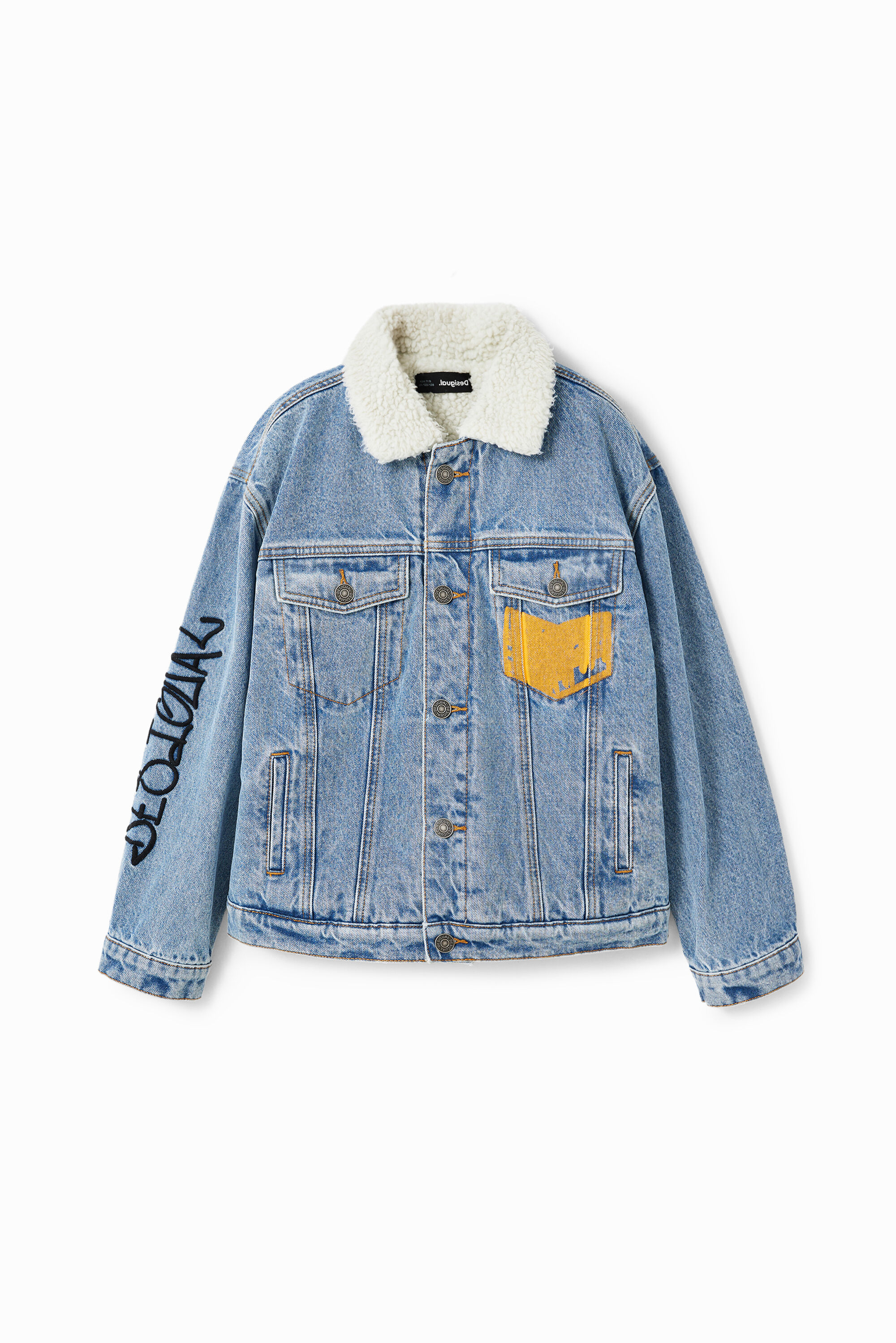 Jaqueta jeans estilo caminhoneiro dos Looney Tunes