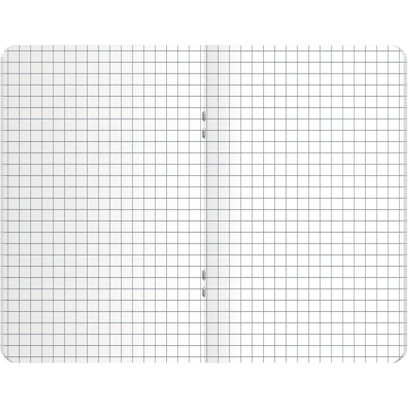 Carnet Oxford office Essentials 9x14cm petits carreaux 5mm 96 pages agrafées couverture carte coloris assortis