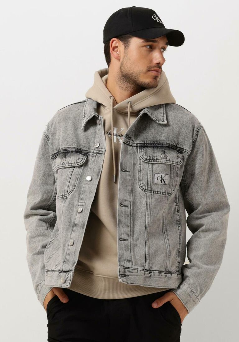 CALVIN KLEIN grijze calvin klein spijkerjas regular 90's denim jacket