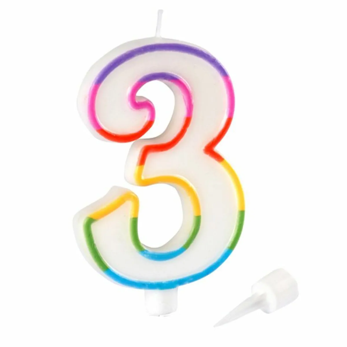 Paris Prix Bougie Anniversaire Chiffre 3
