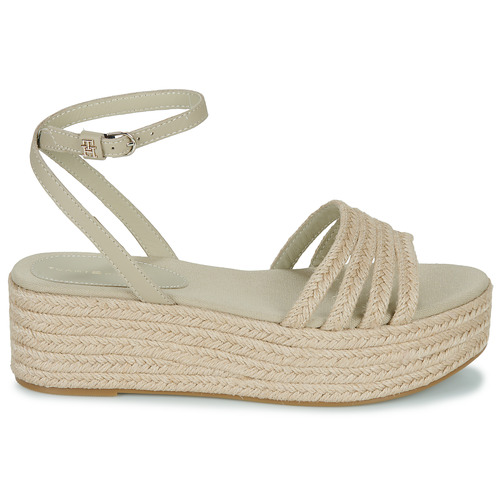 Tommy Hilfiger - ESSENTIAL BASIC FLATFORM SANDAL - Beige