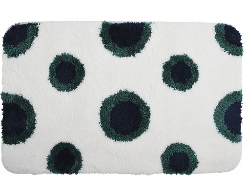 Spirella DEEP FOREST badmat 50 x 80 cm wit blauw groen