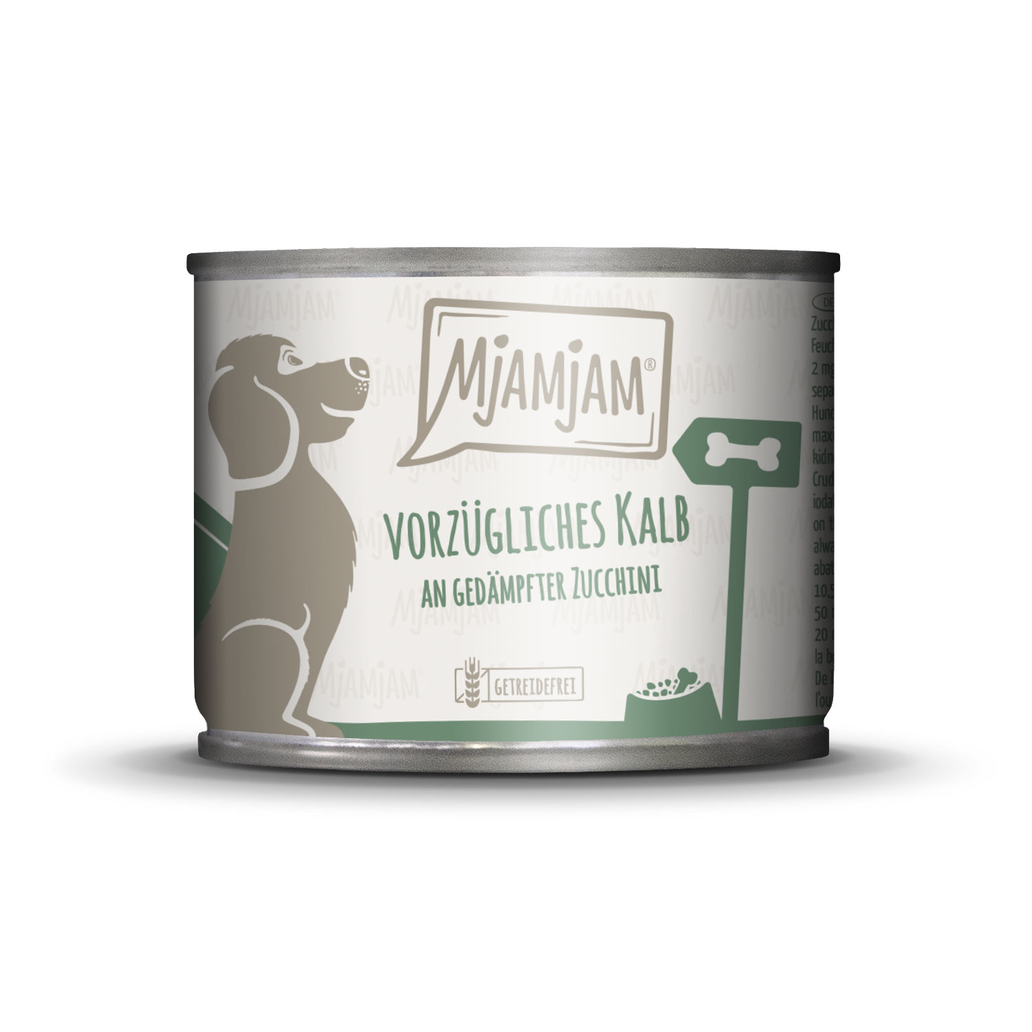 vorzügliches Kalb an gedämpfter Zucchini