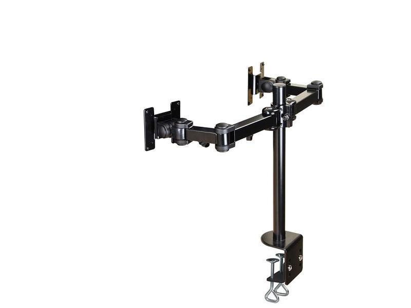 NEOMOUNTS Tischhalterung FPMA-D960D bis 12 kg – Schwarz Für 2 Flachbildschirme von 10