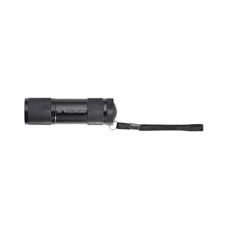 Macma LED Taschenlampe aus Aluminium mit 9 LED, schwarz
