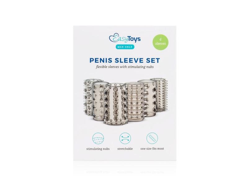 Easytoys Penishülle Set transparent Extender-Hülle für den Penis