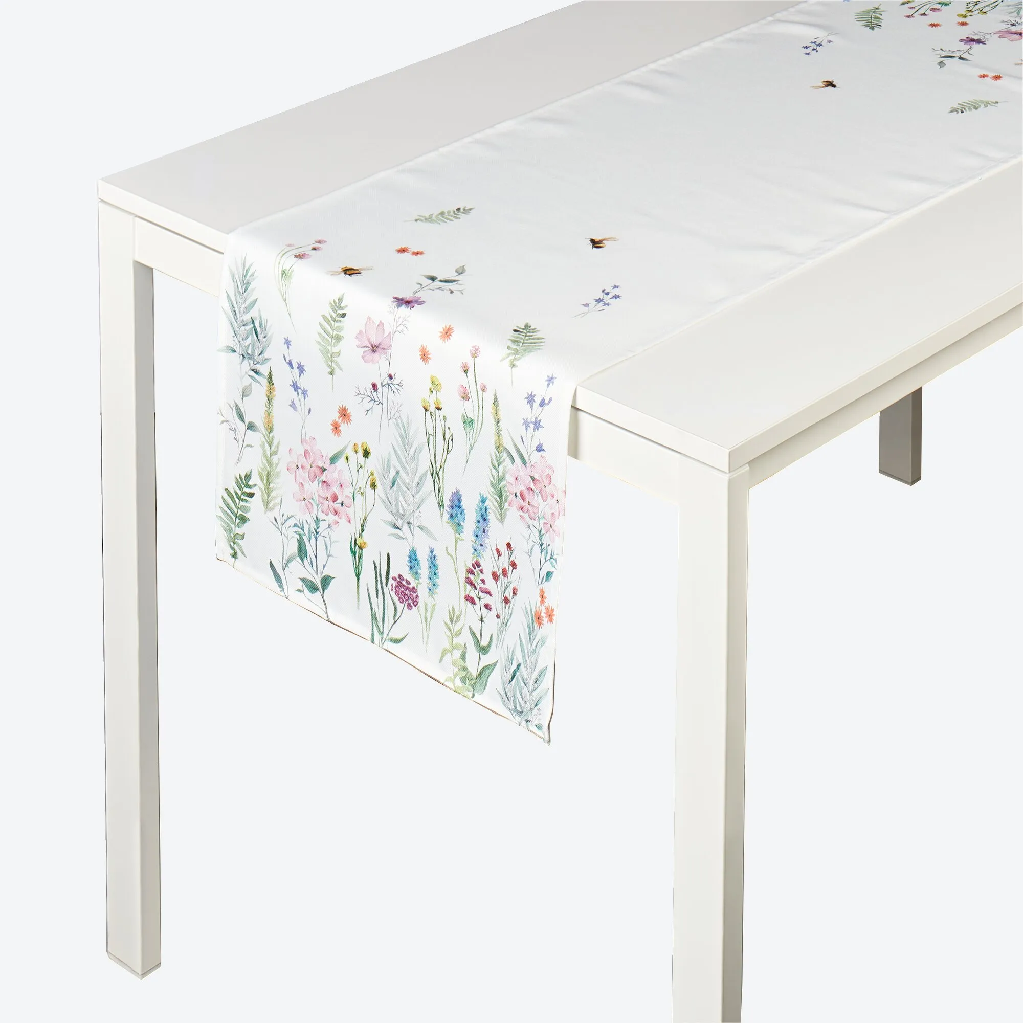 Tischläufer mit Frühlingsdesign, ca. 40x140cm