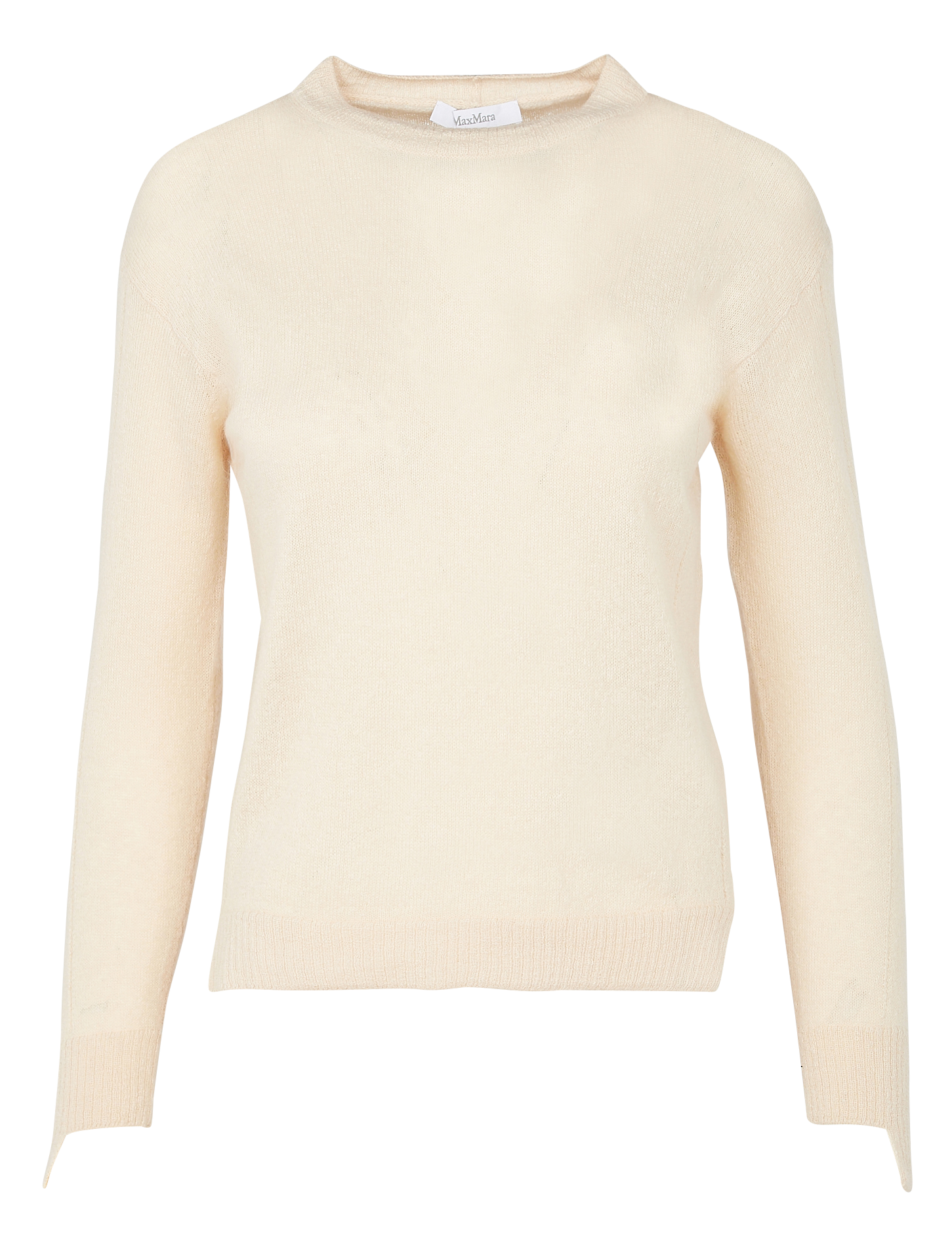 FATA - Pull col rond fin | Beige