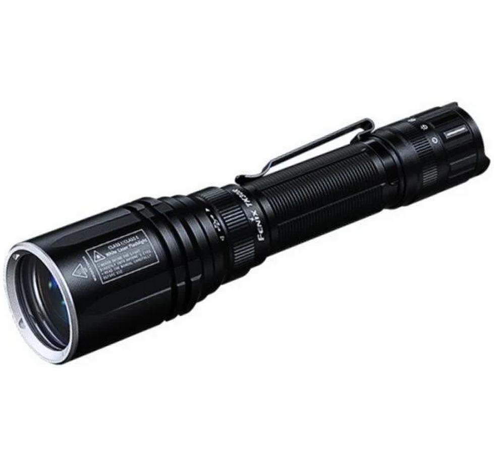 Taschenlampe TK30R<br>Leistungsstarke taktische Laser-Taschenlampe mit 500 lm und 1500 m Reichweite, wiederaufladbar