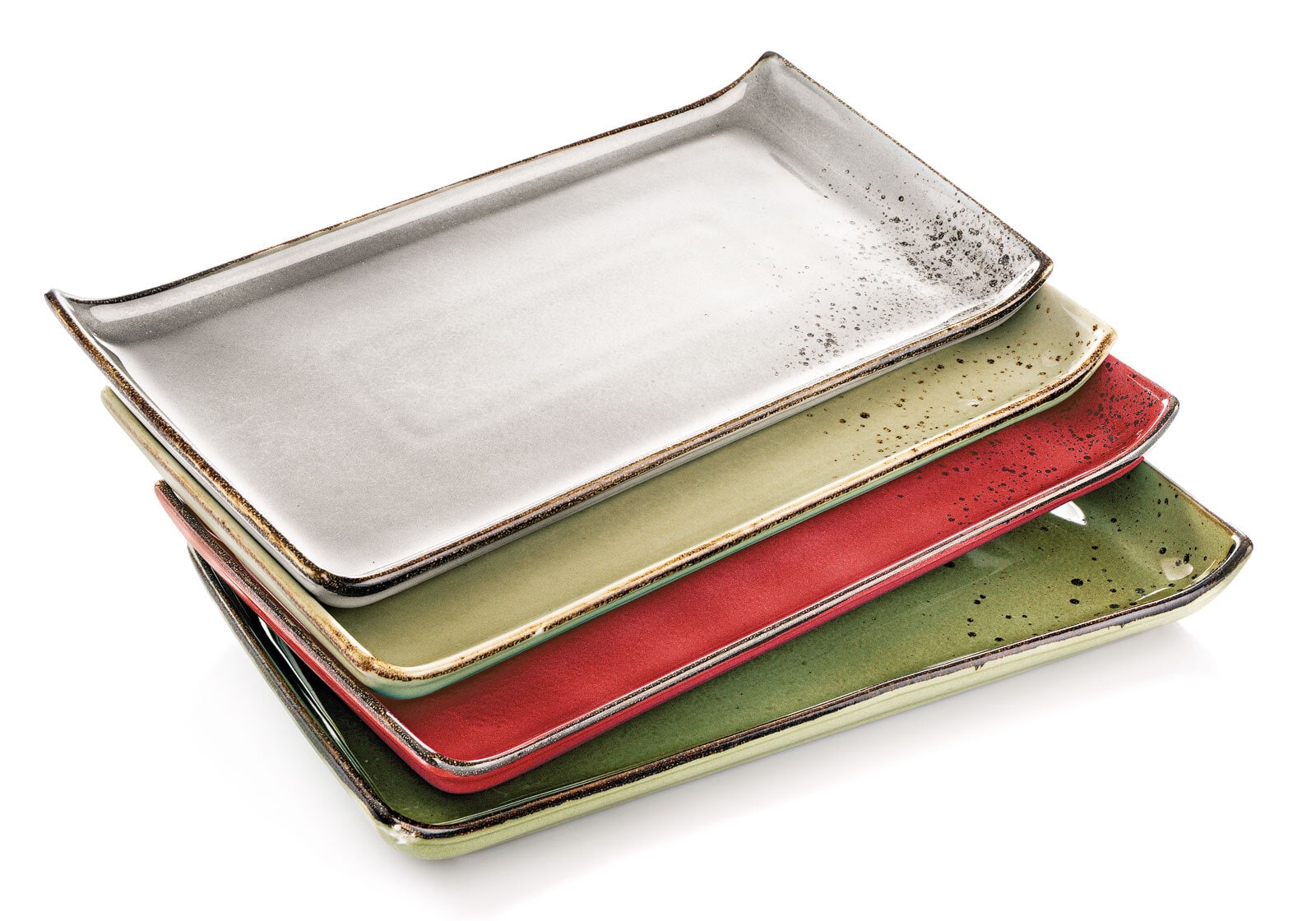 CreaTable Servierplatte NATURE COLLECTION 33 x 16,5 cm curry