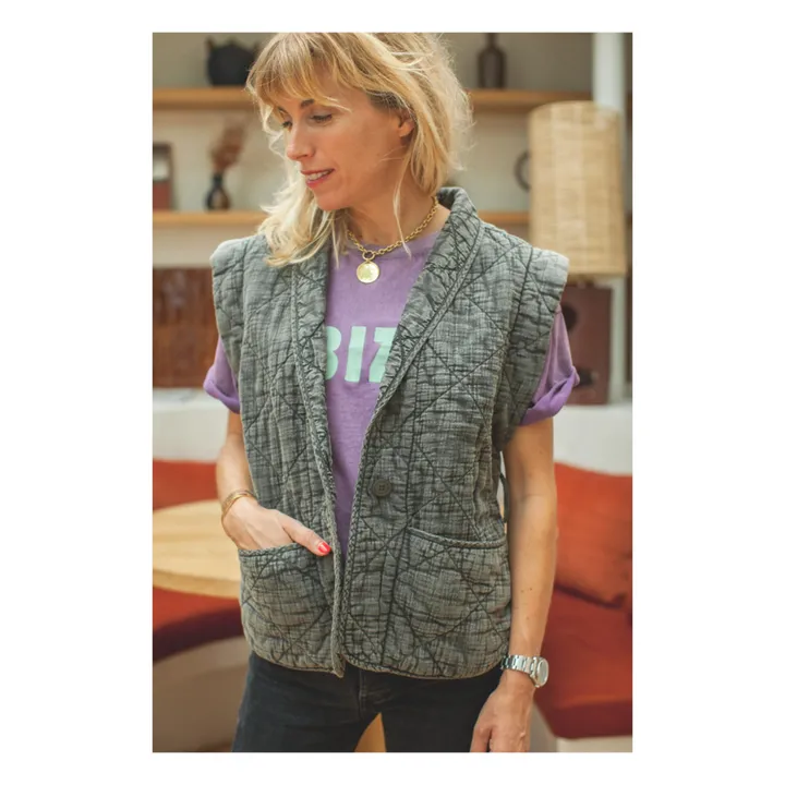 Marlot Paris Veste Sans Manches Anab - Collection Femme | Gris