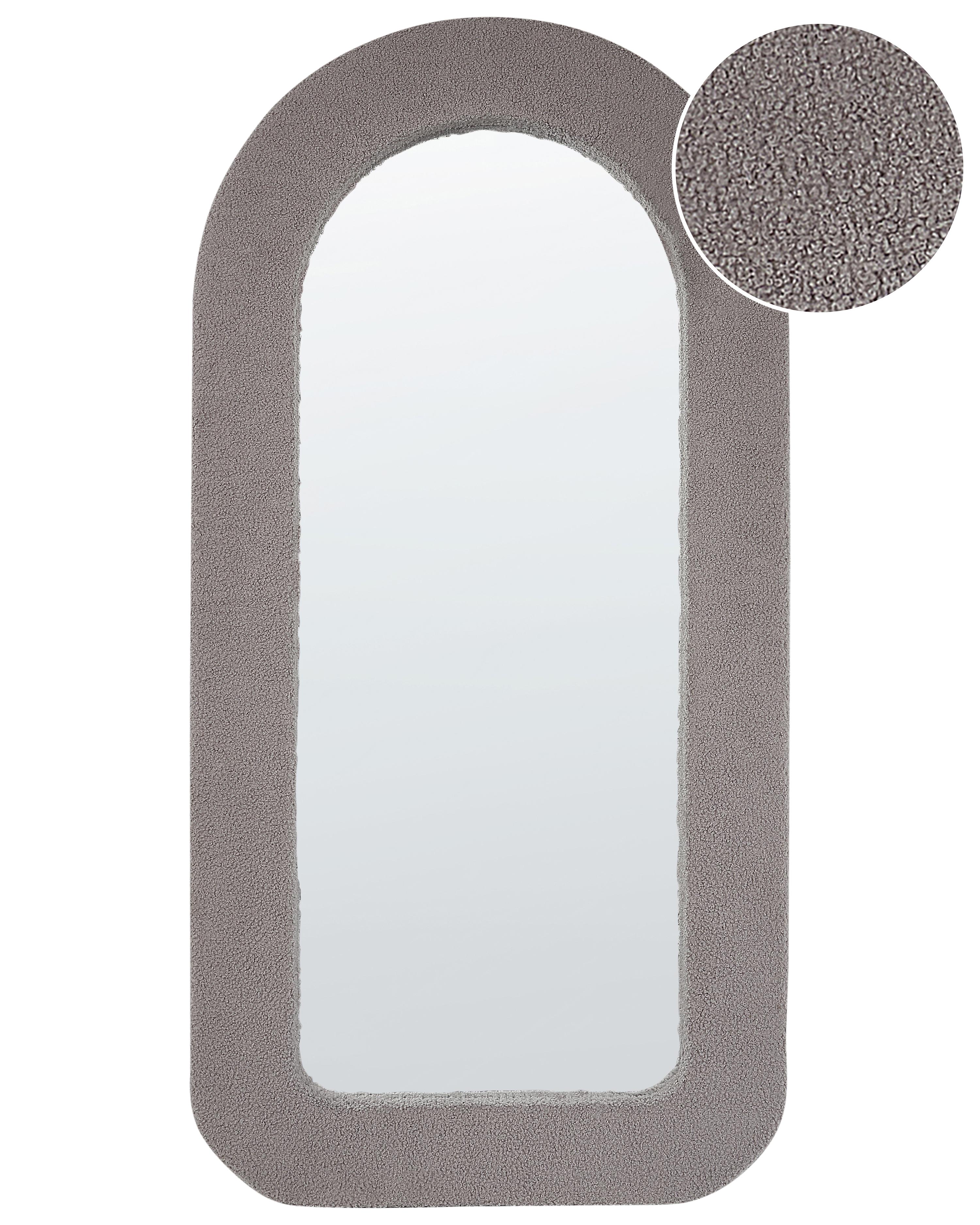 Wandspiegel CERVON 60 cm 120 cm Bouclé Taupe