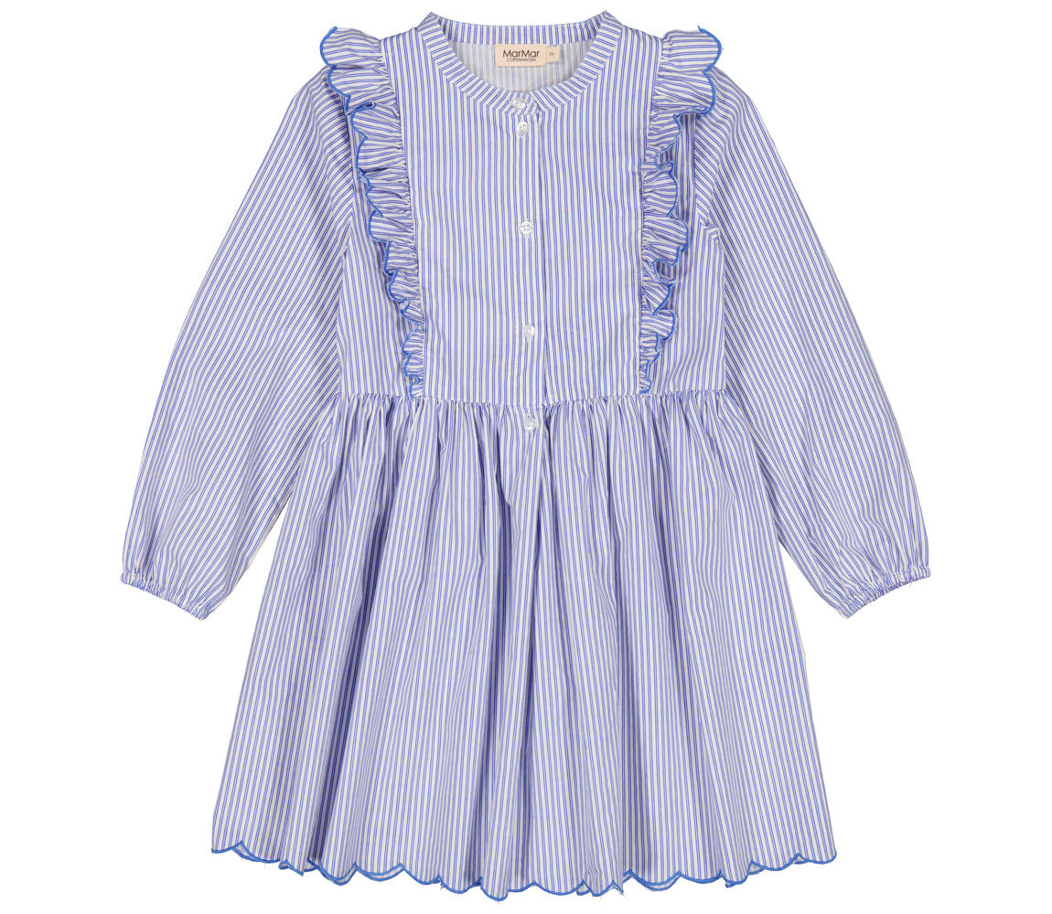 Deidra LS, Kjole  - Bolich Blue Strips