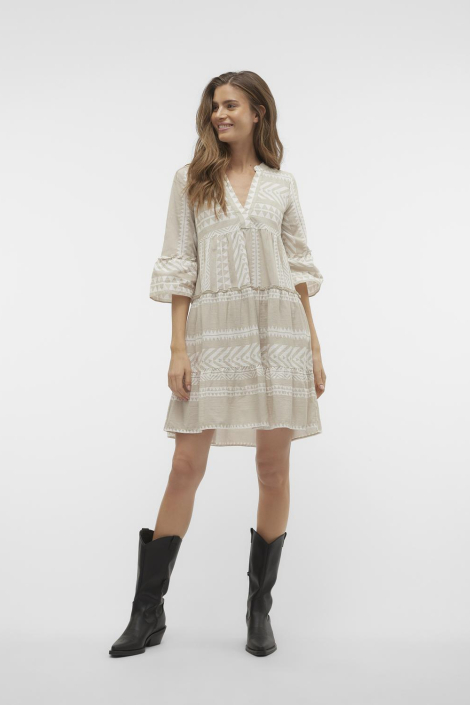 Vero Moda beige dames jurk