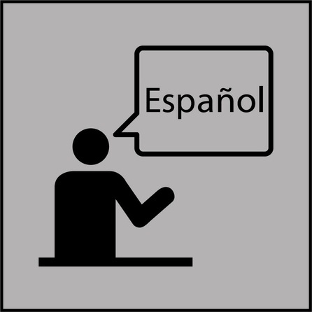 Panneau info - Communication en langue espagnole - ISO 7001