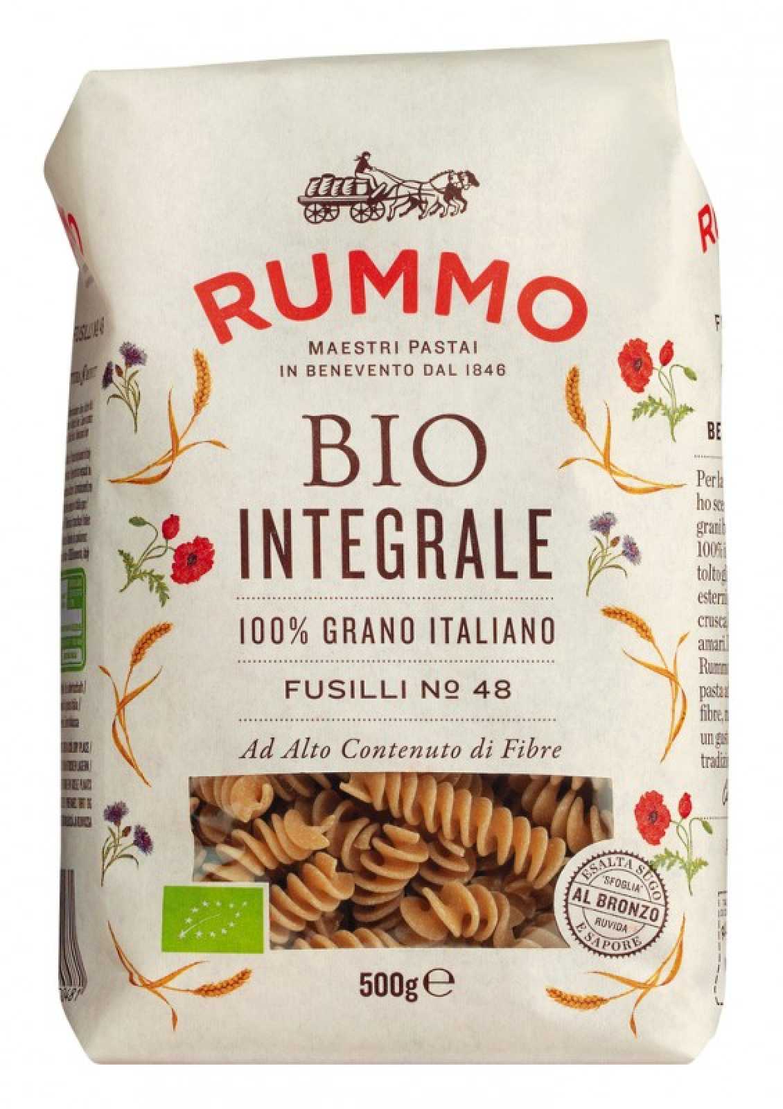 Rummo Fusilli Orgânico Integral 500 g