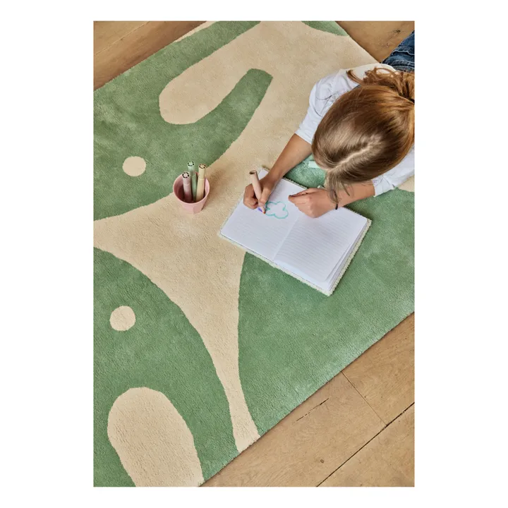 Bleuu-studio Tapis Eléphant | Vert