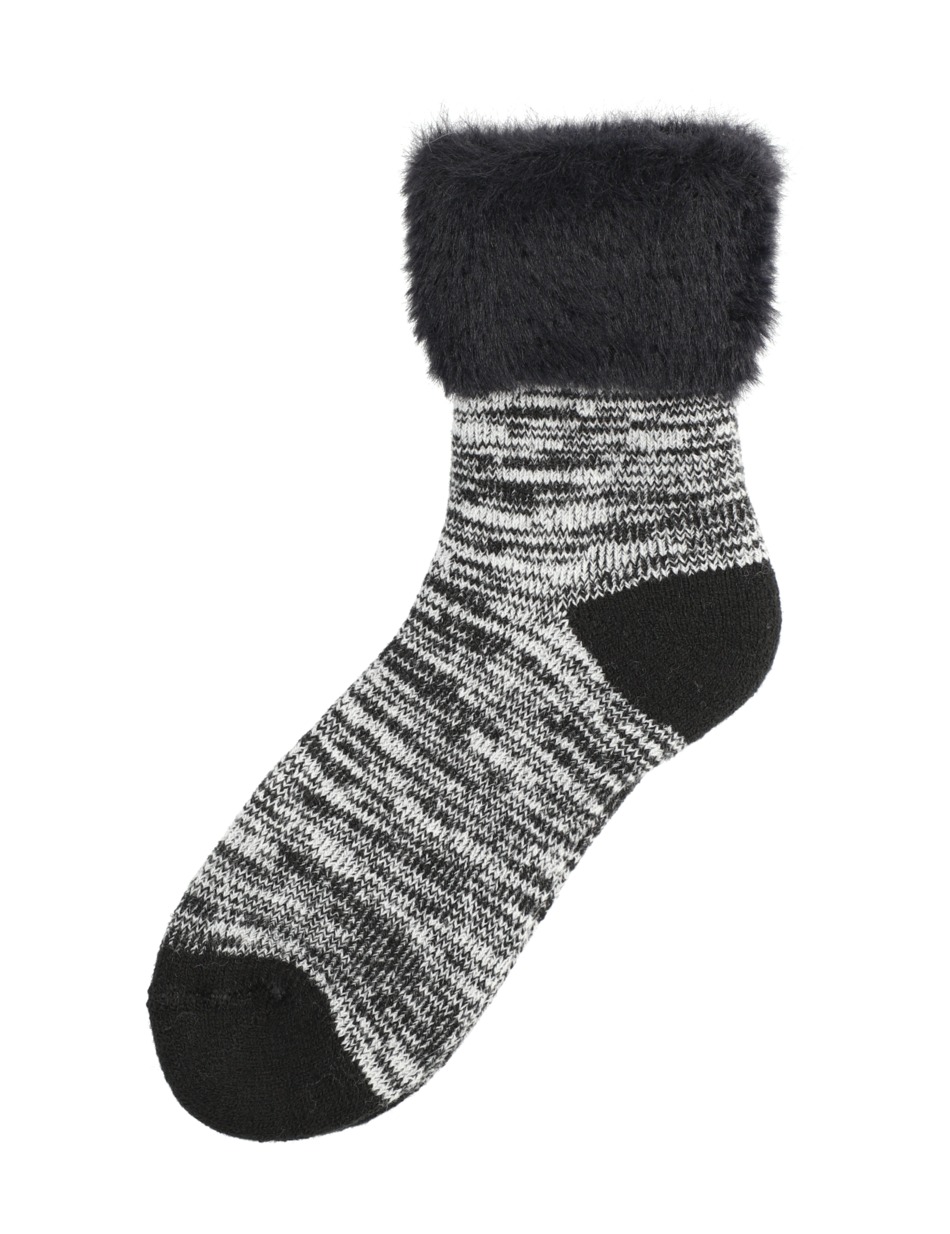 WOMEN MOULINE COSY SOCKS 1P