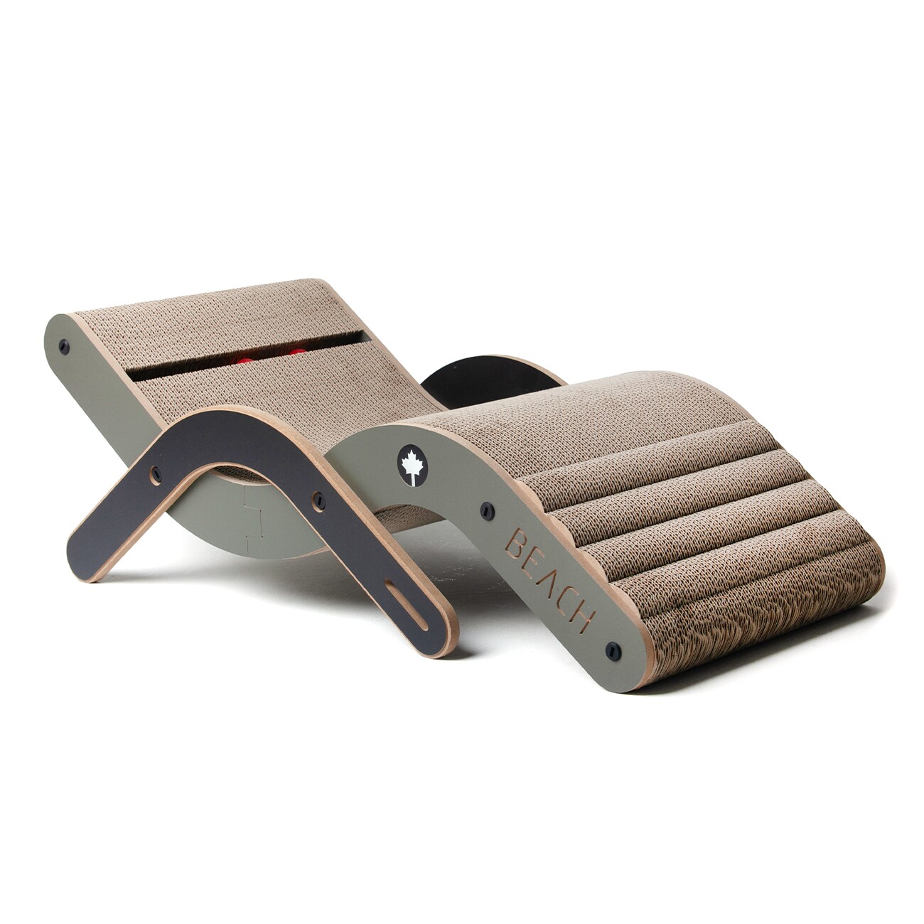 Canadian Cat Company Design-Kratzmöbel Beach Chair grau