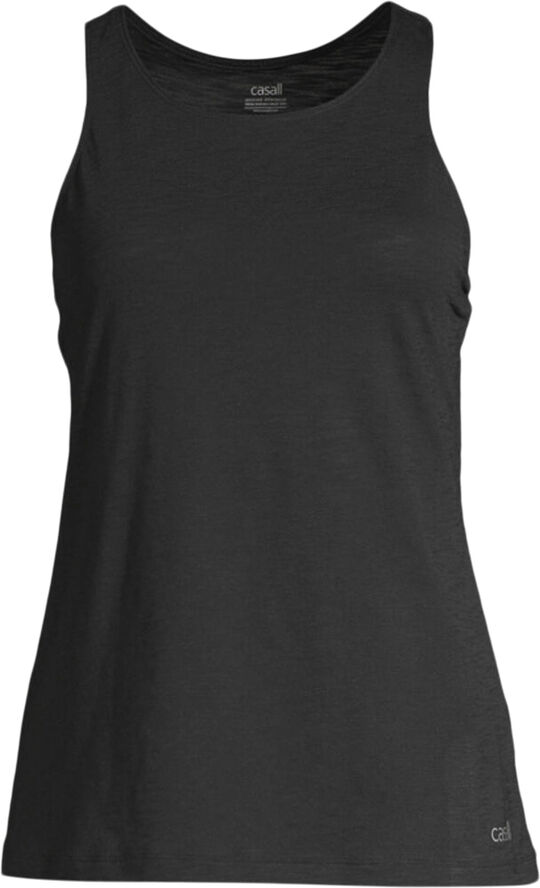 Casall Textured Loose Racerback Sort