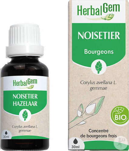 Herbalgem Noisetier Macérât-Mère Concentré Bio Flacon 30ml