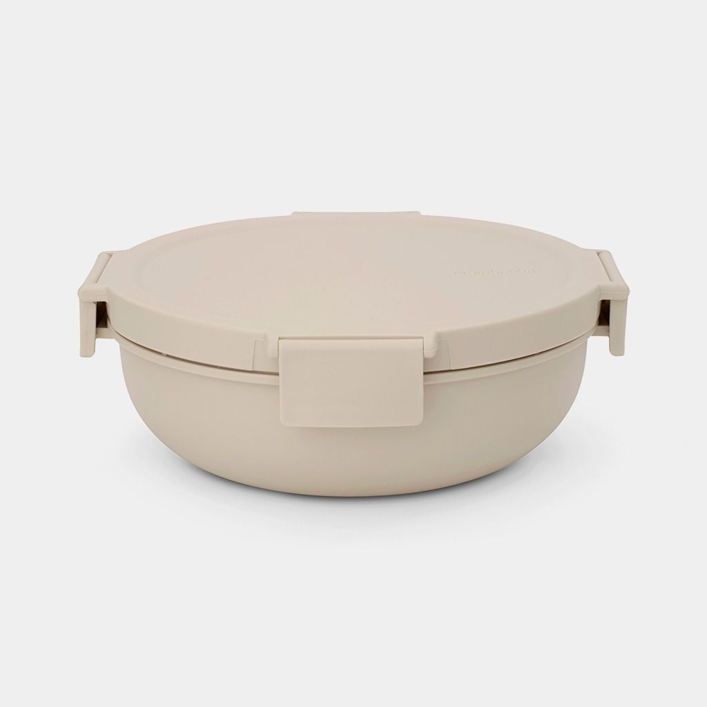 Make & Take Salade Lunchbox, 1,3 liter, kunststof - Soft Beige