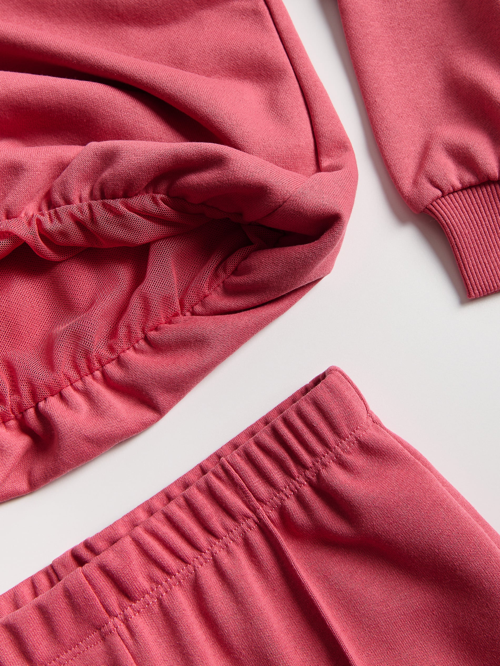Jersey-Set mit hohem Baumwollanteil