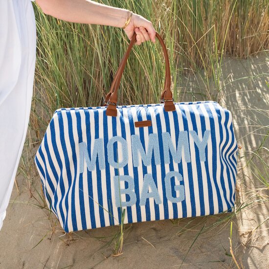 Sac à langer Mommy Bag   Rayures Bleu        de               Childhome