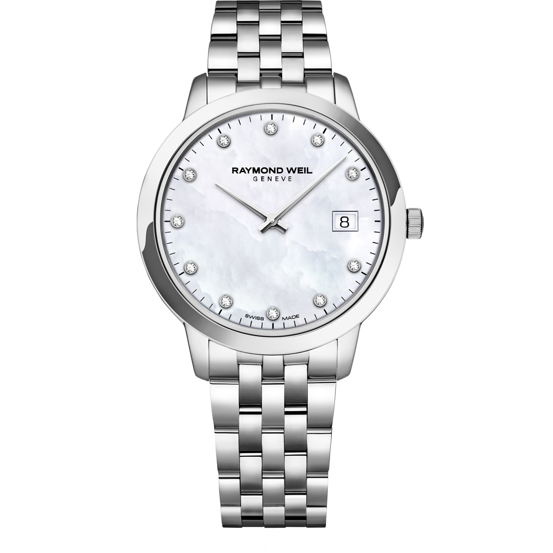 Raymond Weil Toccata Diamond Silber / Perlmutt Ø 34mm
