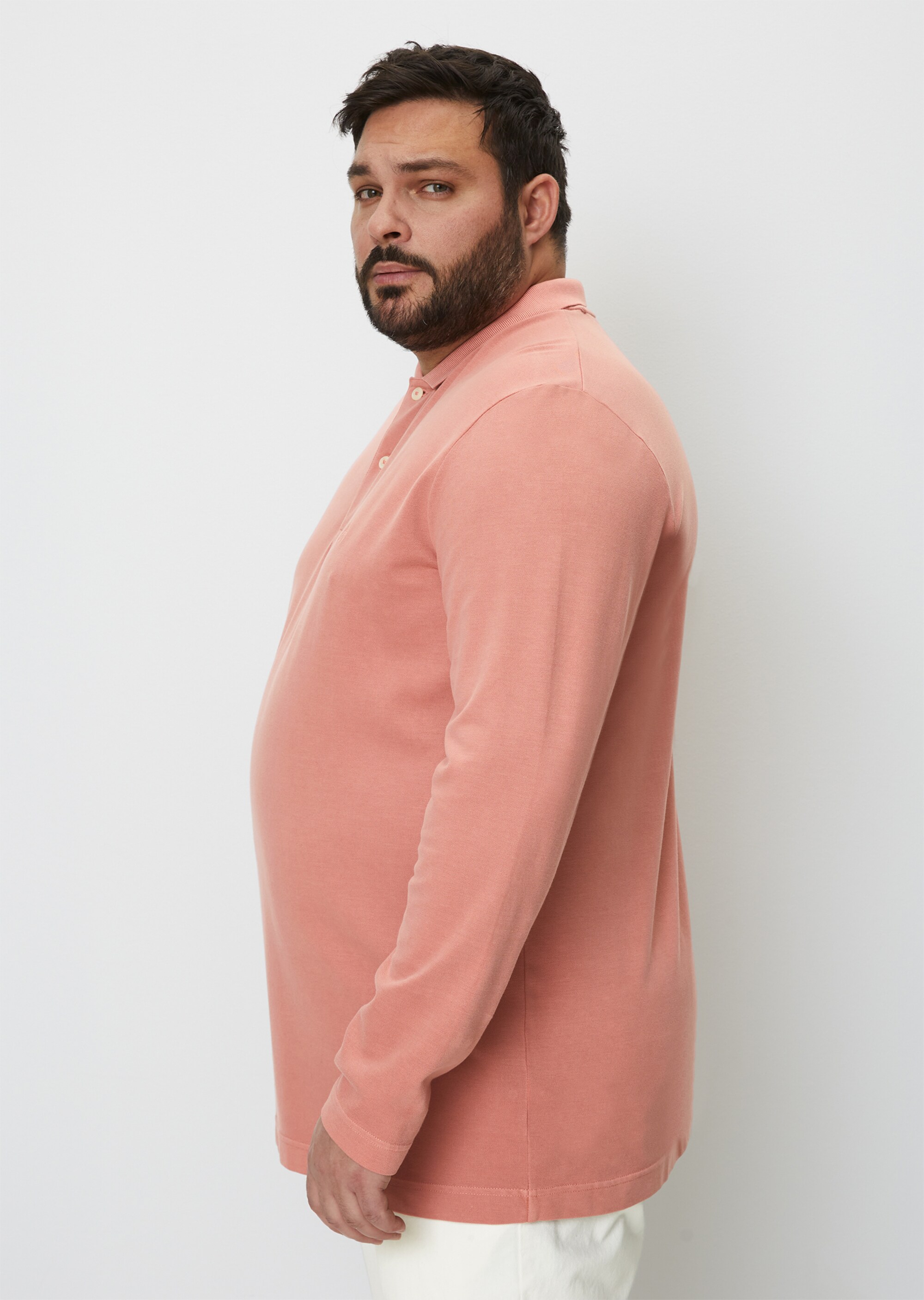 Poloshirt Piqué regular aus Bio-Baumwolle mit Elasthan