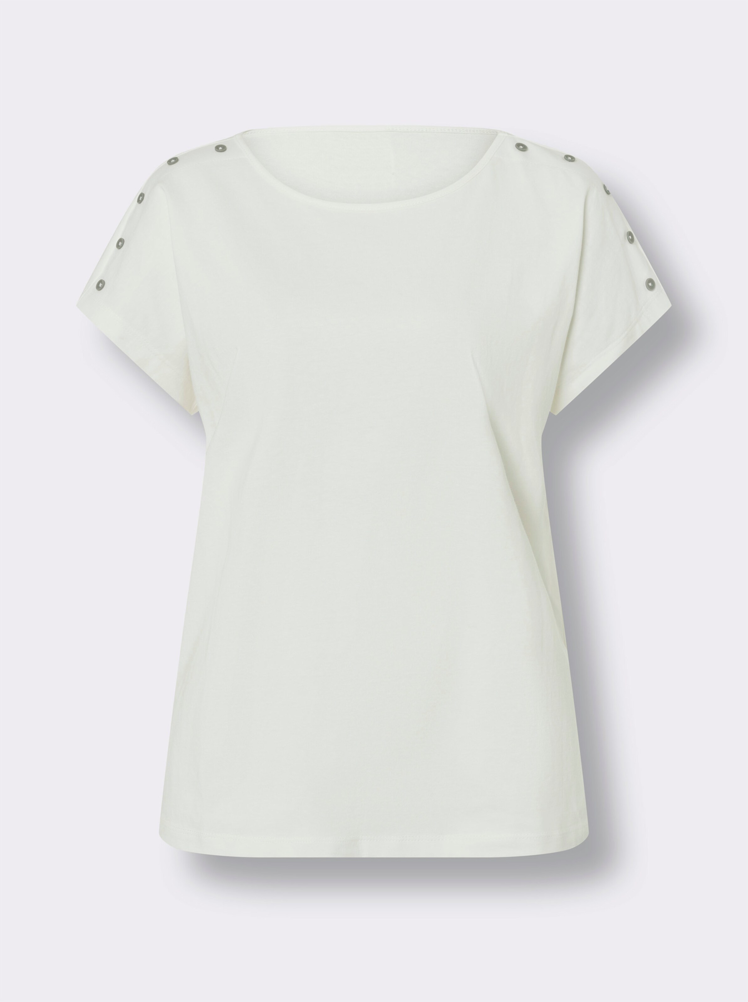 Shirt mit U-Boot-Ausschnitt