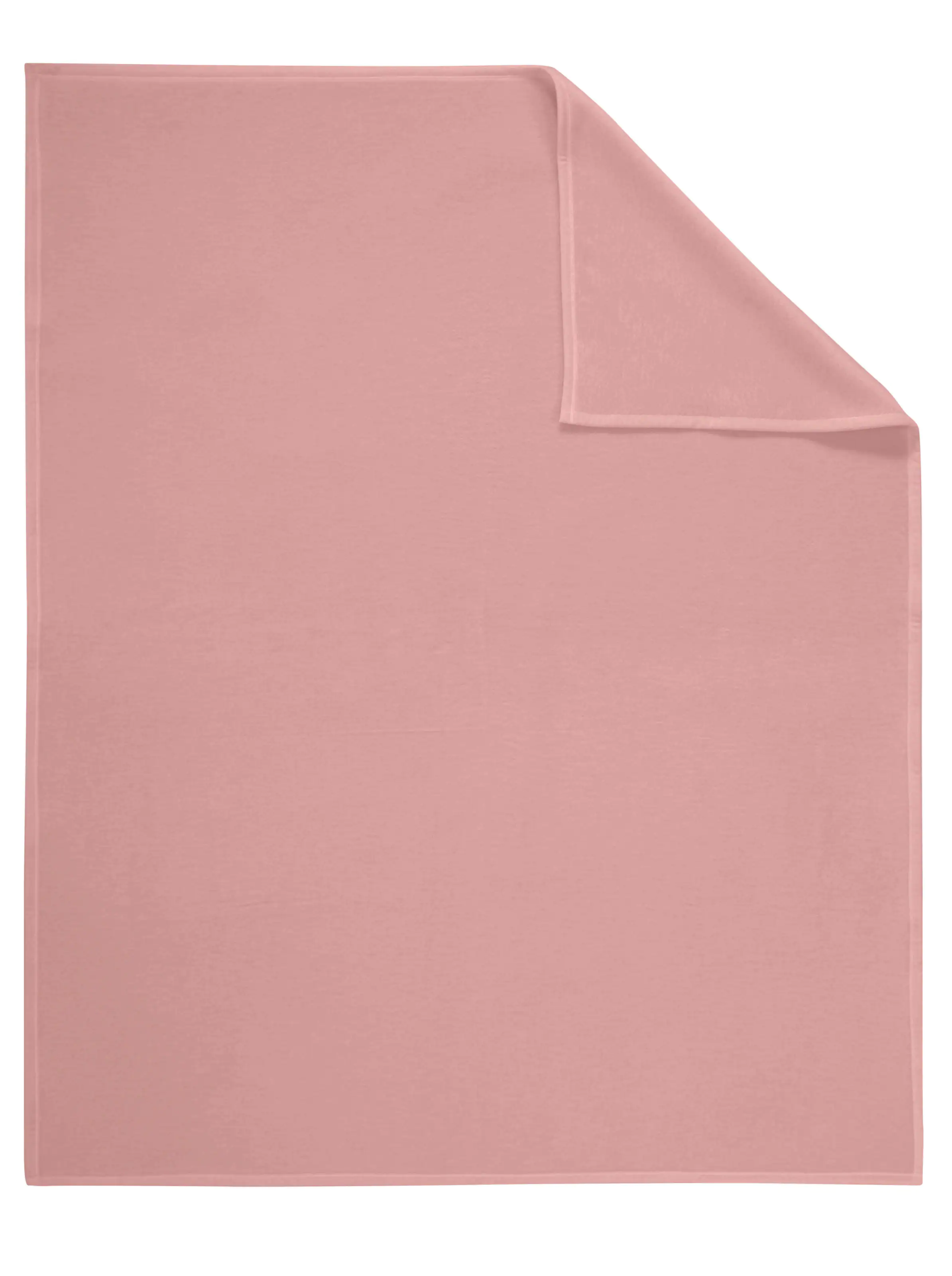 Biederlack Baumwolldecke in rosé