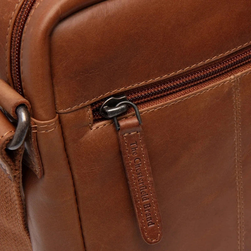 Chesterfield Brand Laveno Schoudertas Cognac
