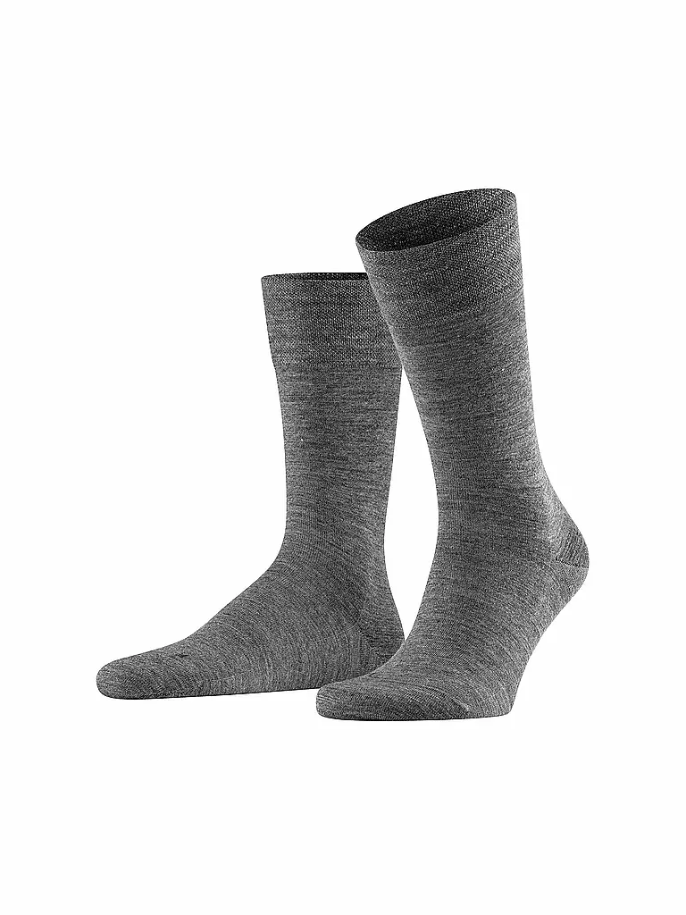 FALKE Herren Socken Sensitive Berlin dark grey grau
