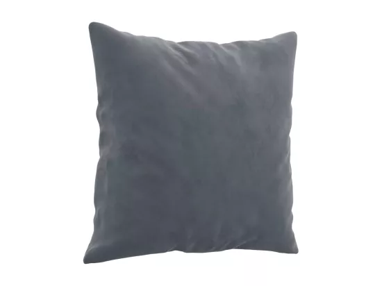 Ensemble de canapés 3 pièces avec coussins gris foncé velours