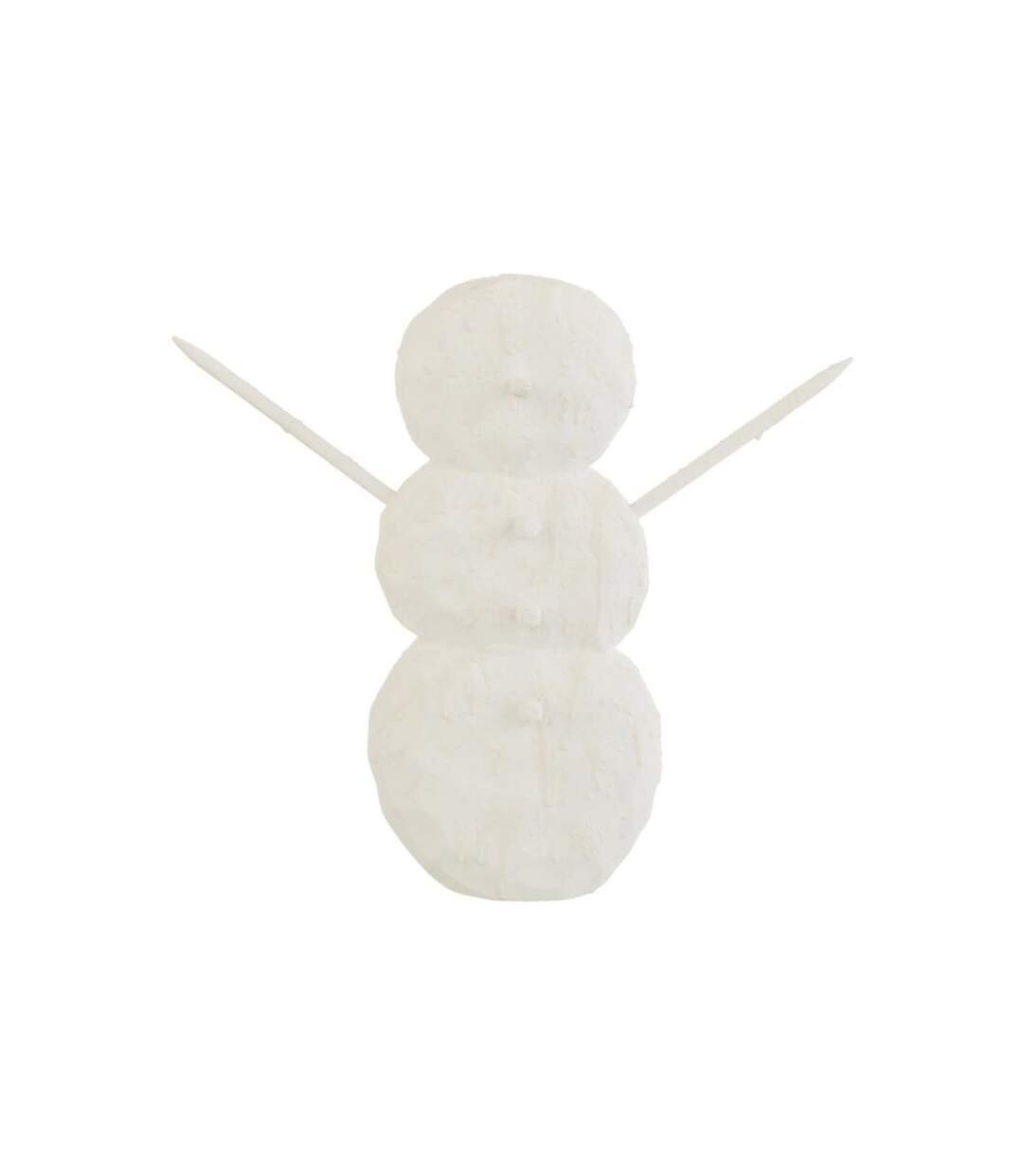 Paris Prix - Statuette Déco bonhomme De Neige 32cm Blanc