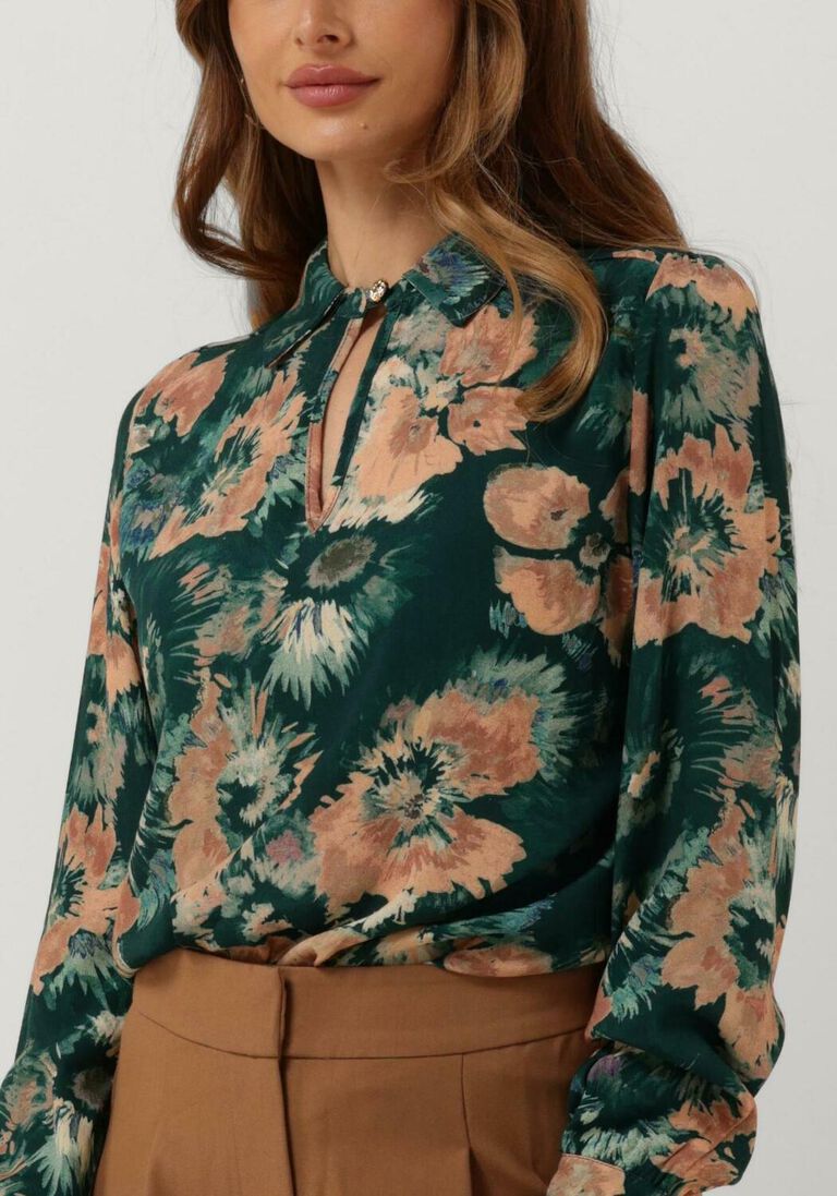 JANSEN AMSTERDAM groene jansen amsterdam blouse yade