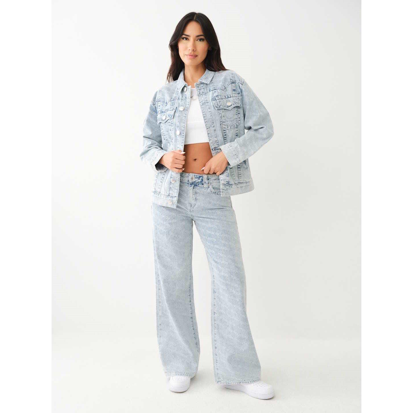 True Religion Mono Baggy Jean Ld99