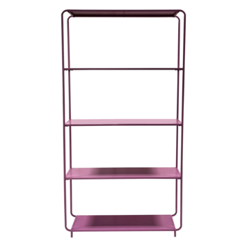 KARWEI wandkast Ezra roze metaal hoog model