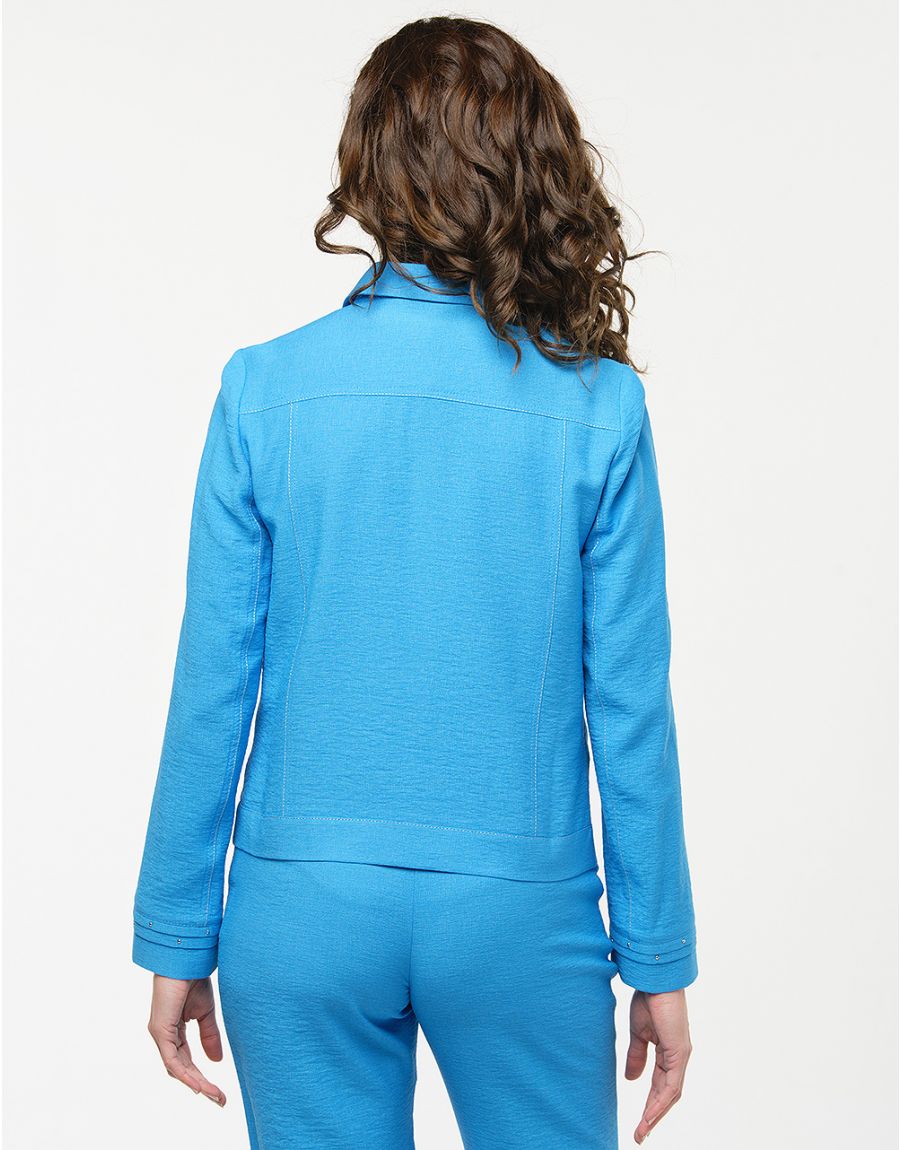 Veste chic bleu azur