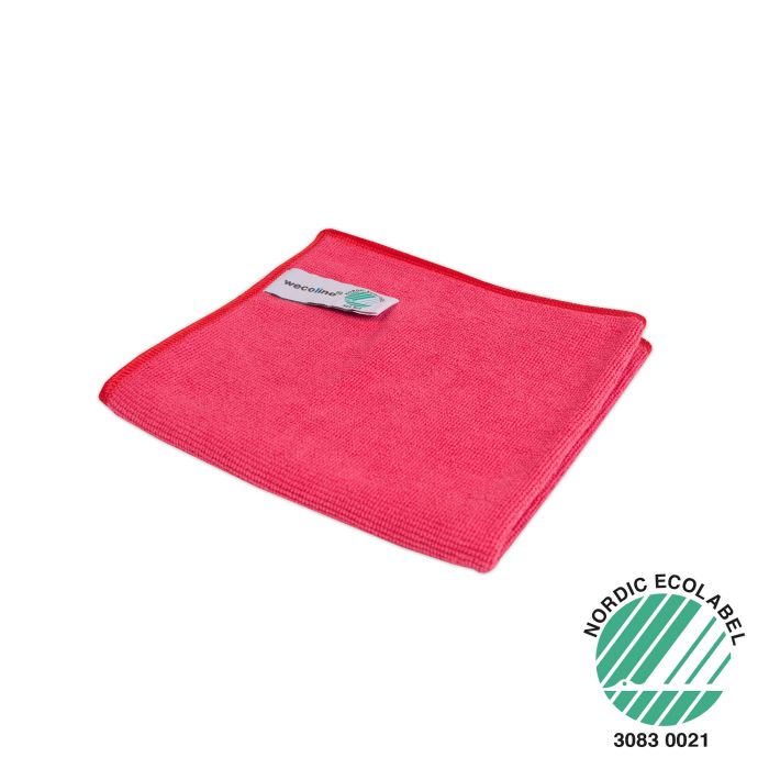 10st Wecoline Microvezeldoek gebreid Rood 32x32cm 10 Stuks (4004188113770)