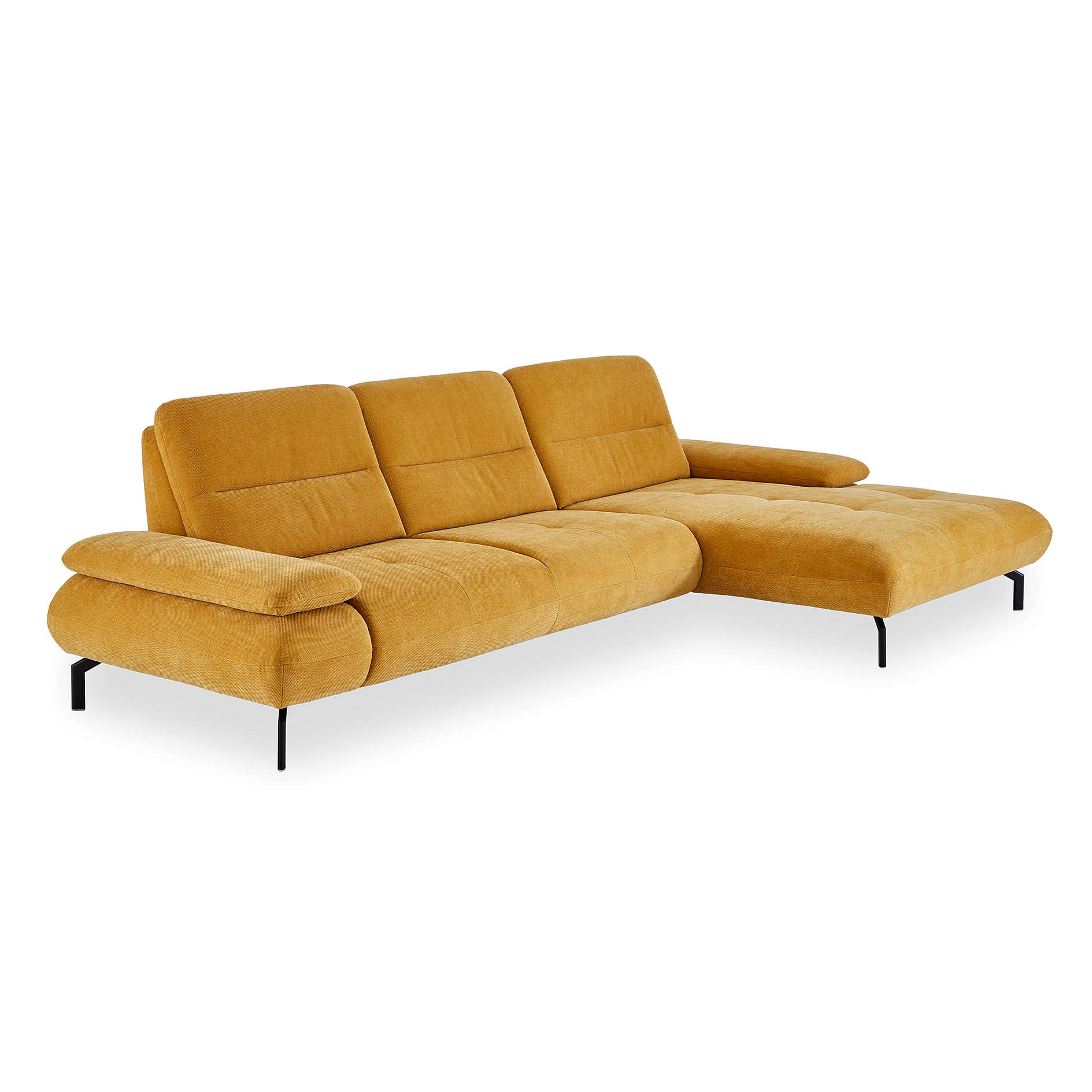 polsterpower Ecksofa - sun -Basismodell - Canape rechts