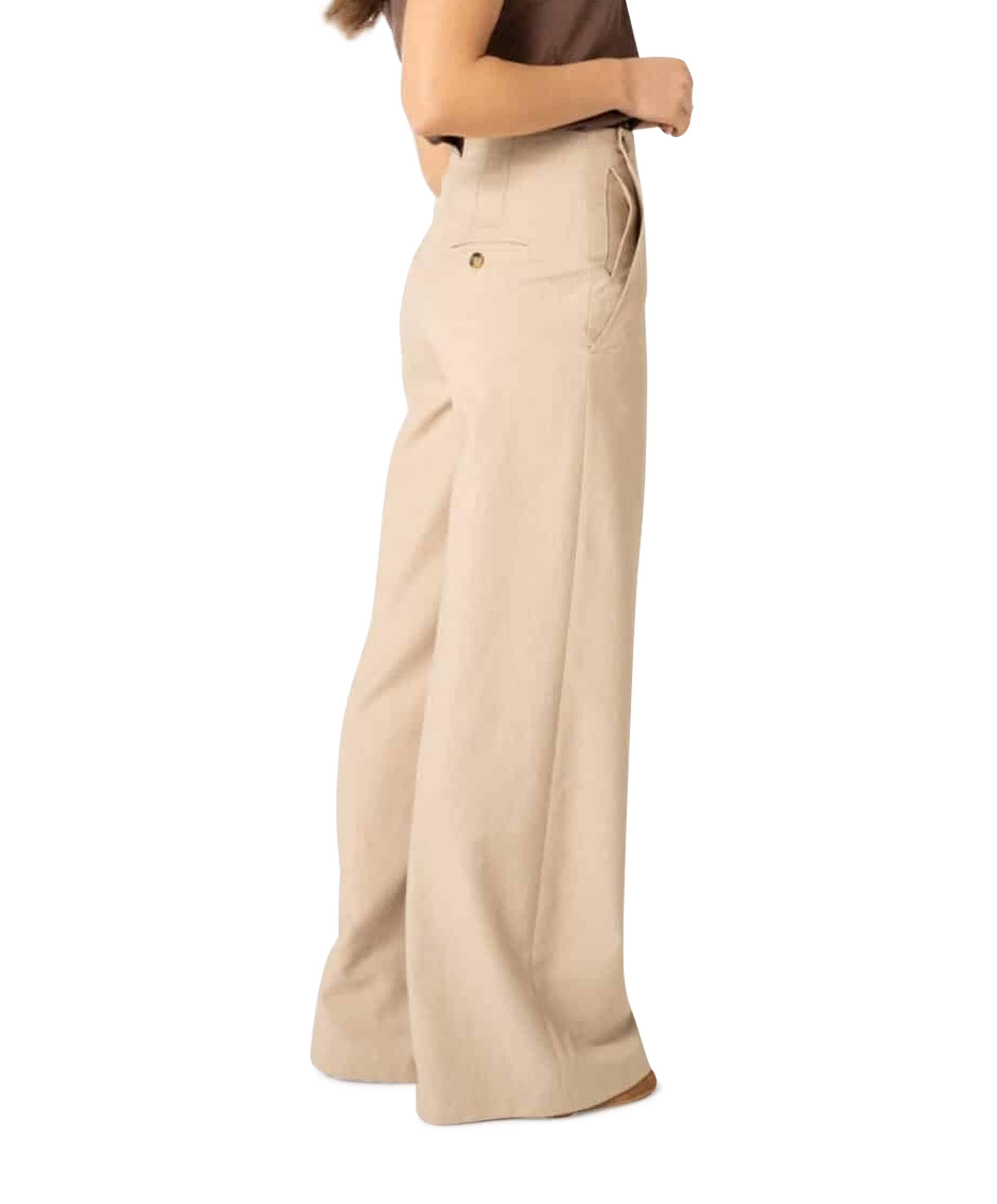 Est'Seven Dames pantalon beige