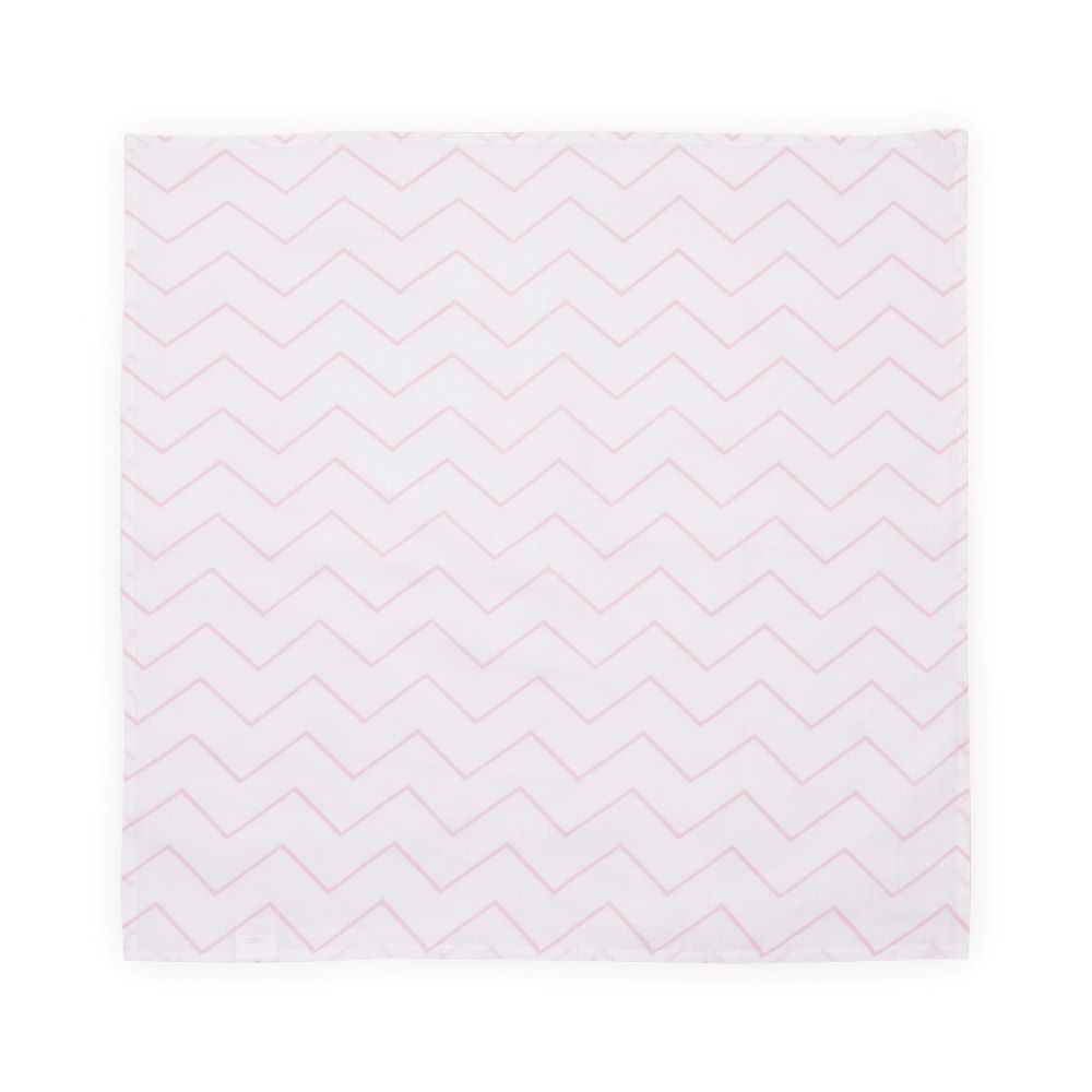 Lorelli Wickeldecke, Babydecke Musselin, Baumwolle, Größe 80 x 80 cm, ab Geburt rosa