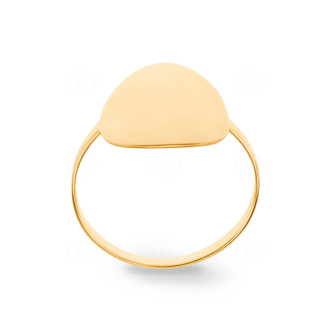 Damenring 750/18 K Gelbgold oval