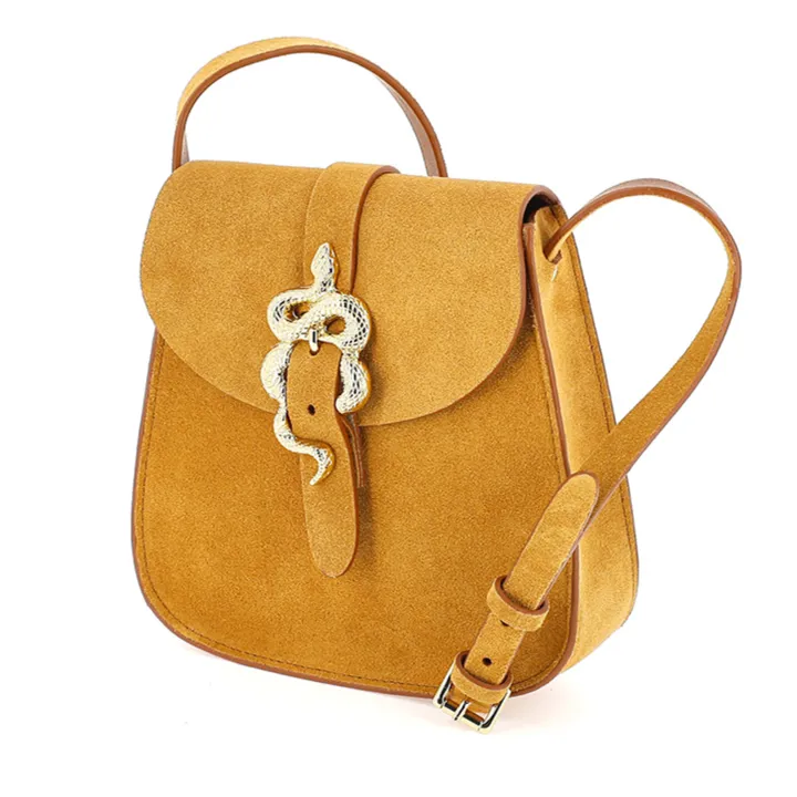 herbert frère soeur Sac Le Sab Barbier Velours | Ocre